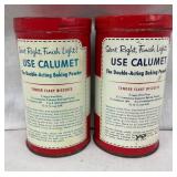 BACK VIEW CALUMET TINS