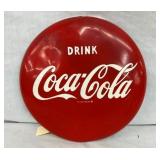 12" PAINTED DRINK COCA COLA BUTTON
