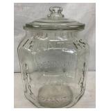 EMB.PLANTERS 5C STORE JAR W/ LID