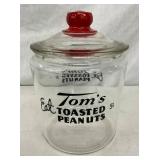 TOMS TOASTED PEANUTS JAR W/ LID