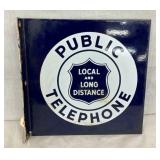 DSP PUBLIC TELEPHONE FLANGE SIGN 