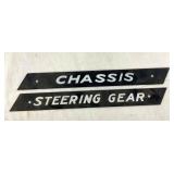 PARI PORC. CHASSIS/STEERING SIGNS 