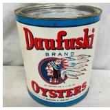 1G. DAUFUSKI OYSTER TIN