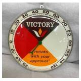 12IN VICTORY FEEDS ROUND THERMOMETER