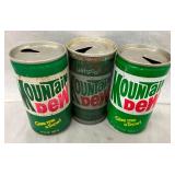 (3) 12 OZ. MT. DEW CANS