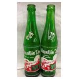 (2) 10 OZ. Mountain Dew BOTTLES W/WILLE