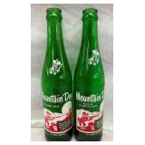 (2) 10OZ. MT. DEW BOTTLES W/WILLIE