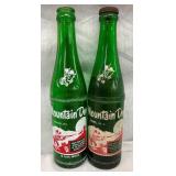 (2) 10OZ. Mountain Dew BOTTLES