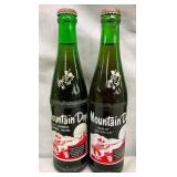 (2) FULL 10OZ. MT. DEW BOTTLES W/WILLIE