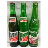 (2) 1979 TOBACCO FESTIVAL MT. DEW BOTTLE