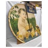 CARDBOARD EASELBACK W/BOY & CHICKS 