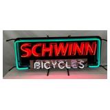 SCHWINN BICYCLES 3 COLOR NEON SIGN 