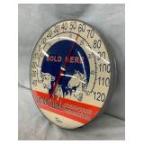 ROUND THERM. W/FARM ANIMALS 