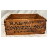 BABY BRAND CONDENSED MILK WOODEN BOX 