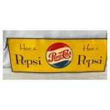 PEPSI COLA TIN TACKER SIGN