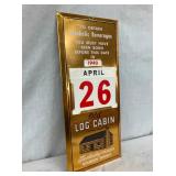 MEASURES 7X16 W/LOG CABIN GRAPHICS