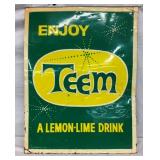 SST EMB. TEEM LEMN-LIME DRINK SIGN