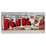 SST EMB. KIK SIGN W/BOTTLE
