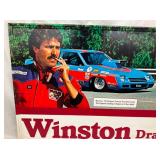 W/MAN AND RACE CAR 59X35