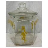 PLANTERS MR. PEANUT STORE JAR W/ LID