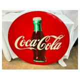 46" SST COCA COLA SIGN W/ BOTTLE