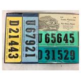 1955,59,60,62 DEER HUNTING LICENSE