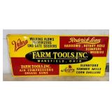 SST EMB. FARM TOOLS INC SIGN 36X16