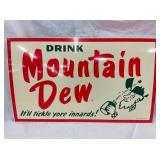 MOUNTAIN DEW SIGN W/ WILLIE