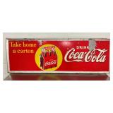 SST COCA COLA SIGN W/ 6 PACK
