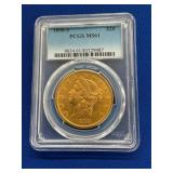 1898 S PSGS MS61 $20 GOLD LIBERTY HEAD