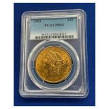 1903 $20 PCGS MS61 GOLD LIBERTY HEAD