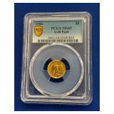 1986 $5 PCGS MS69 GOLD EAGLE