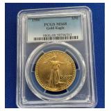 1986 $50 GOLD PCGS MS68 GOLD EAGLE