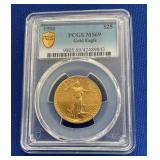 1986 $25 PCGS MS69 GOLD EAGLE