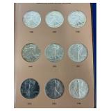(33) SILVER EAGLES