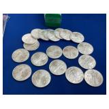 2003 UNC SILVER EAGLES (20)