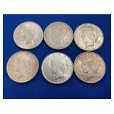 PEACE SILVER DOLLARS 1923,1922, 1925