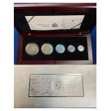 2003 5 COINS SILVER SET
