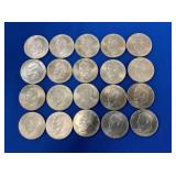 (20) 1776-1976 SILVER IKE DOLLARS