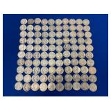 (100) 90% SILVER QUARTERS