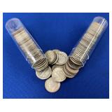 (2) ROLLS SILVER DIMES