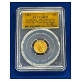 2016 $5 PCGS MS70 GOLD LIBERTY