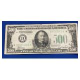 1934A $500 BILL CLEVELAND OH