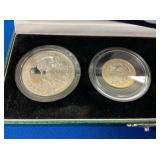 4 COIN SET 1OZ, 1/2OZ, 1/4OZ, 1/10 OZ.
