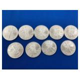 (10) UNC 2006 SILVER AMERICAN EAGLES