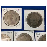 1885, (3) 1890-O, 1890