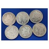 (6) MORGAN SILVER DOLLARS