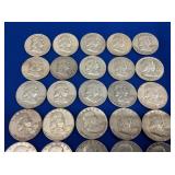 SILVER FRANKLIN HALVES