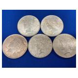 PEACE SILVER DOLLARS 1922,1923,1924