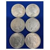 1922 PEACE SILVER DOLLARS